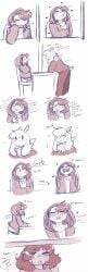 3_panel_comic asriel_dreemurr blowjob_under_table channydraws chara comic fellatio frisk hidden_sex in_public oblivious risk_of_being_caught semi_public storyshift storyshift_asriel storyshift_chara storyshift_frisk undertale undertale_au undertale_fanfiction