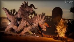 16:9 3d_(artwork) 4k absurd_res all_fours anal anal_orgasm anal_sex animal_genitalia animal_penis balls bethesda_game_studios big_balls big_penis bodily_fluids cum cum_in_ass cum_inside cum_on_ground cum_on_penis cumshot deathclaw digital_media_(artwork) duo ejaculation erection fallout feral feral_on_feral feral_penetrated feral_penetrating from_behind_position genital_fluids genitals hands-free hi_res horn huge_balls huge_cock ihavetwotwo judis_(fallout_mod_) male male/male microsoft necktie open_mouth orgasm painted_horns penetration penile penile_penetration penis penis_in_ass red_eyes scalie sex source_filmmaker_(artwork) tongue tongue_out widescreen yellow_eyes