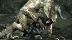 1boy 1girls 3d deathclaw fallout fallout_4 female female_human femsub human interspecies male male_deathclaw_(fallout) maledom mammal mrflaptastic nora_(fallout_4) penis sex size_difference sole_survivor sole_survivor_(female) straight vaginal_penetration vault_dweller vault_suit