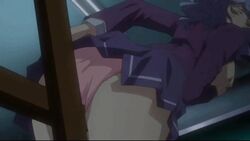 animated female masturbation nonomura_satsuki panties purple_hair saimin_ryoujoku_gakuen school school_uniform screencap skirt solo