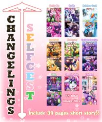 applejack_(mlp) art_pack changeling dragon fluttershy_(mlp) friendship_is_magic mane_six_(mlp) my_little_pony pinkie_pie_(mlp) rainbow_dash_(mlp) rarity_(mlp) smooth_skin spike_(mlp) sweetie_belle_(mlp) twilight_sparkle_(mlp) vavacung