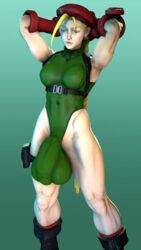 1futa 3d ahoge balls balls_in_leotard beret big_penis blonde_hair blue_eyes braid breasts bulge cameltail cammy_white cleavage combat_boots futa_only futanari hourglass_figure huge_balls huge_testicles intersex military_uniform muscular_futanari penis penis_under_leotard rattledbonezone solo solo_futa source_filmmaker street_fighter testicles tied_hair very_long_hair