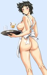 apron graf_zeppelin maggie_mui medium_breasts naked_apron read_or_die ta152_(graf_zeppelin) tagme