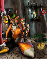 anthro bondage disney furry gay male_only prince_john robin_hood_(character) robin_hood_(disney) tagme