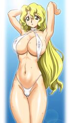 graf_zeppelin large_breasts michelle_cheung read_or_die swimsuit ta152_(graf_zeppelin) tagme