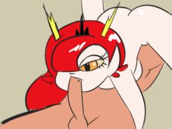 69 animated breasts cute_fang fellatio female hekapoo horns male nude penis pipiriganya red_hair star_vs_the_forces_of_evil tagme