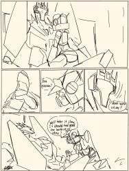 bigger_male comic_panel getting_ready hand_on_penis imminent_sex size_difference sketch smaller_female soundblaster soundblaster_(oc) sparkplug star-the-skeleton transformers