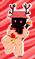 1boy adurite_antlers blush drywalls10 gay glowing_eyes justnafjan_(roblox) nafjan_(roblox) nafjanboy_(roblox) non-human red red_eyes red_trendy_bucket_hat roblox roblox_avatar robloxian robot saudi_arabian scarf shy tagme yee-haw_cat_ratio