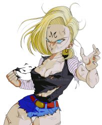 android 18 from dragon ball by adb3388
