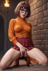 velma dinkley from scooby-doo by voloflustai