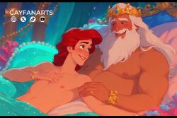 ai_generated ariel disney disney_prince disney_princess gender_bender gender_transformation genderswap genderswap_(ftm) male male_only male_version merfolk mermaid_tail merman rule_63 the_little_mermaid the_little_mermaid_(1989_film) the_little_mermaid_ii:_return_to_the_sea the_little_mermaid_iii:_ariel's_beginning triton