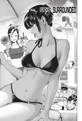 accessory accurate_art_style ai_edit ai_enhanced ai_generated belly_button big_breasts bikini black_bikini black_swimsuit breasts curvy female female_focus fit fubuki_(one-punch_man) heroine large_breasts looking_at_viewer manga_style nude official_art one-punch_man pool poolside short_hair smiling swimsuit tagme toned toned_female toned_stomach topless topless_female undressing video voluptuous
