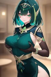 nefer (genshin impact) from genshin impact by thaloria