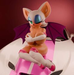 rouge the bat from sega by nottanj