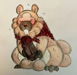 bidoof from pokemon by inkgoosupernova