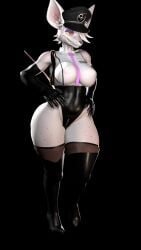 1girls 3d 3d_animation 9:16 animated anthro big_breasts black_background bouncing_breasts gloves heels jojomingles loop no_sound officer_flint peaked_cap revealing_clothes shorter_than_10_seconds solo tagme tail tie tight_clothing uniform vertical_video video