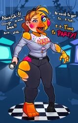 toy chica (fnaf) from five nights at freddy's by enderqaz