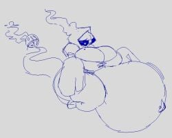 2023 after_sex ass bangs bangs_over_eyes belly belly_button belly_button_piercing big_ass big_belly big_breasts big_thighs blush breasts breasts_bigger_than_head cleavage curvy curvy_female emmi_(sewerseraph) ghost ghost_girl gigantic_breasts hood hood_up huge_ass huge_belly huge_breasts huge_thighs hyper_belly hyper_breasts medium_hair pregnant pregnant_belly pregnant_female sewerseraph shortstack thick_thighs thighs voluptuous voluptuous_female