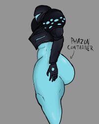 armored dark samus from metroid by tsutsunotsumi