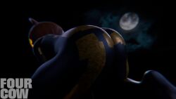 1girls 3d 3d_animation animated animation ass ass_jiggle ass_shake black_body black_skin bubble_ass bubble_butt dark_skin female fortnite fortnite:_battle_royale four_cow furry golden_skin halloween huge_ass jiggle jiggle_physics loop looping_animation no_sound pumpkin pumpkin_head solo_female spice_(fortnite) tagme twerking video viewed_from_behind