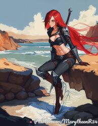 katarina du couteau from league of legends by marytheenr34