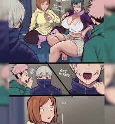2026 2boys 2girls anal anus arachnart ass big_ass big_breasts blowjob blush bra breasts bubble_ass cum dialogue english_text erection female femsub foursome glasses green_hair human hypnosis itadori_yuuji jujutsu_kaisen kugisaki_nobara longer_than_30_seconds male maledom mind_control multiple_positions navel nipples nude nude_female open_mouth orange_hair panties penis pink_hair pounded_from_behind pussy rape raped secret_comics sex short_video shorter_than_one_minute tagme testicles toge_inumaki uncensored undressing vaginal_penetration video voice_acted white_hair zenin_maki