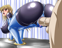 1boy alexis_rhodes ass asuka_tenjoin balls blonde_hair blush breasts censored doggy_style elbow_gloves female game_cg gloves hajime_shindo huge_ass huge_breasts latex latex_armwear latex_bodysuit latex_boots latex_clothing latex_elbow_gloves latex_gloves latex_legwear latex_long_gloves latex_skin latex_skinsuit latex_stockings latex_suit latex_thigh_highs latex_thighhighs leotard long_gloves long_hair looking_at_viewer looking_back male nipples no_bra penetration penis purple_eyes pussy sex shiny shiny_clothes shonen_jump shounen_jump shueisha spread_pussy straight sweat tenjouin_asuka testicles vaginal_penetration yu-gi-oh! yu-gi-oh!_gx yuu-gi-ou yuu-gi-ou_gx