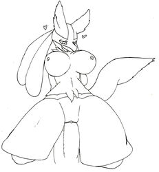 1boy 1girls 2017 anthro belly big_breasts big_ears breasts canine cula cula【クラ】 disembodied_penis erection fangs female fur furry half-closed_eyes heart human interspecies large_penis looking_down lucario male_human/female_anthro male_human/female_pokemon mammal monochrome navel nintendo nipples nude on_top open_mouth penetration pokemon pokemon_(species) pokemon_dppt pussy sex simple_background smile solo_focus straight tail teeth thick_thighs tongue vaginal_penetration video_games white_background