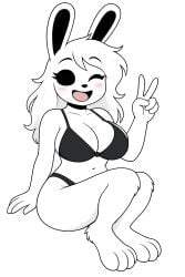 ai ai_generated anthro cube_459_(geometry_dash) femgram geometry_dash swimsuit