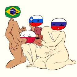 5boys brazil_(countryhumans) countryhumans enjoying femboy flawsystyle gay gay_anal gay_oral gay_sex nude poland_(countryhumans) russia_(countryhumans) slovenia_(countryhumans) tagme