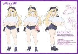 2025 big_breasts blonde_hair fan_character huge_breasts jcdr massive_breasts pokemon reference_sheet tagme underboob willow_(jcdr)