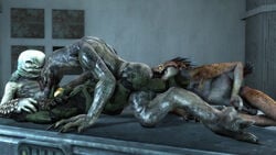 3d alien anal claws erection halo_(series) kig-yar male master_chief masturbation mrflaptastic oral penetration penis sangheili scource_filmmaker sex teeth unggoy yaoi