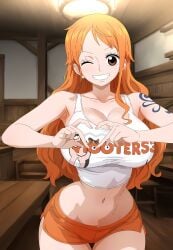 ai_generated brown_eyes female female_only nami_(one_piece) one_piece one_piece_girls