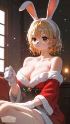 ai_generated carrot_(one_piece) christmas_outfit female female_only one_piece tsukuro