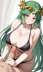 1boy1girl cum_in_breasts palutena tagme