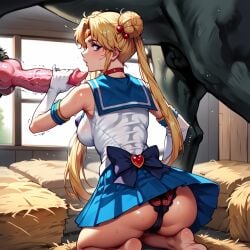 ai_generated ass farm panties sailor_moon usagi_tsukino zoophilia zoophilia