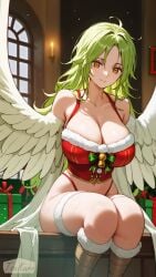 ai_generated christmas_outfit female female_only monet_(one_piece) one_piece tsukuro