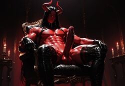 1boy 1demon 1man abs ai_generated balls ballsack bara bara_tiddies bara_tits biceps big_balls big_cock big_dick big_penis big_testicles black_hair boner cock cum cumdrip deltoids demon devilworship dick fat_balls fat_cock fat_penis handsome harness harness_only horns huge_balls huge_cock huge_dick huge_penis huge_testicles large_balls large_cock large_dick large_pecs large_pectorals large_penis large_testicles male male_chest male_focus male_nipples male_only male_solo man man_boobs man_breasts man_tits manly muscle muscles muscular muscular_male nipples nuts nutsack pecs pectorals penis red_body red_skin scrotum solo solo_male sweat sweaty sweaty_body testicles vein veins veins_on_dick veiny veiny_cock veiny_dick veiny_muscles veiny_penis