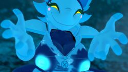 1female 3d 3d_model anthro anthro_female anthro_focus anthro_only blue_fur boobs_out breasts breasts_out cryptiacurves deltarune deltarune_chapter_2 female female_anthro female_focus female_only glowing_genitalia glowing_nipples in_water nipples nipples_out nipples_outside nipples_visible on_water only_female pink_blush reaching_out reaching_towards_viewer river solo solo_anthro solo_female solo_focus tasque_manager_(cryptiacurves) tasque_manager_(deltarune) tits_out vr vr_media vrc vrchat vrchat_avatar vrchat_media vrchat_model