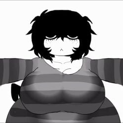 1:1 1girls 2d animated animation bbw big_ass big_breasts big_butt black_hair blushing bubble_butt buchukisu demon_girl demon_tail freckles freckles_on_face gif imp kissing lipstick looking_at_viewer messy_hair no_penetration no_sound pov sinisterbart_(artist) tail turnip_(shmaplos) wagging_tail