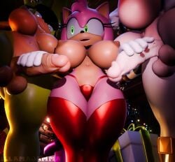 amy_rose balls ballsack christmas christmas_outfit futa_on_female futanari handjob illamajamma lanolin_the_sheep penis sonic_(series) sonic_the_hedgehog_(series) stockings surge_the_tenrec tagme threesome video