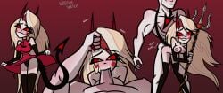 anonymous male from hazbin hotel by wretch sketch