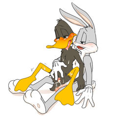 after_sex anthro avian bird blush buckteeth bugs_bunny chest_tuft cloaca cum cum_covered cum_from_pussy cum_in_mouth cum_in_pussy cum_inside cum_on_chest cum_on_leg cuntboy daffy_duck duck erection feathers feet fur furry gloves hand_on_hip heart heart-shaped_pupils intersex lagomorph looney_tunes male male_only mammal messy open_mouth pawpads penis pussy rabbit sex simple_background sitting soft_feathers spread_pussy spreading sweat symbol-shaped_pupils tears teeth tongue tongue_out trembling tuft warner_brothers whiskers zehn