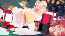 christmas eight69 female_deku my_hero_academia