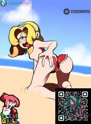 ass ass booty ecchigrill flat_chest flat_chested maria_robotnik sonic_omens stickerhentai