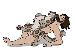 1boy 1boy1girl 1girls animated blush closed_eyes clouded_leopard cum cum_in_pussy cum_inside cute digitoxici feline female feral furry human interspecies leopard male mammal open_mouth penetration simple_background vaginal_penetration zoophilia