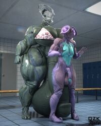 big_breasts big_penis breasts cleavage futa huge_breasts huge_cock hyper_breasts hyper_penis nipples penis qzk_forte tagme thick_thighs wide_hips