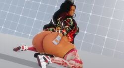 1boy 1boy1girl big_ass big_thighs carmessi crushing female gala_(carmessi) giant_female giantess no_sound prevence sfm sitting sitting_on_person small_breasts smaller_male tagme video