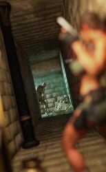 3d braid brown_eyes brown_hair busty egyptian female female_focus female_only heartist3d hourglass_figure lara_croft lara_croft_(classic) light-skinned_female light_skin long_hair mummy ripped_clothing tagme tomb_raider tomb_raider_(classic) torn_clothes wide_hips