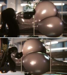3d ass_bigger_than_head ass_cleavage ass_crack ass_focus breasts brown_hair brown_skinned_female curvaceous curvy curvy_female curvy_figure dark-skinned_female dark_skin fat_ass fat_ass_mommy female final_fantasy final_fantasy_xiv gpose high huge_ass huge_breasts human hyur large large_breasts massive_ass mature mature_female midlander ngy resolution tagme thick thick_ass thick_thighs very voluptuous voluptuous_female waist wide_hips wide_thighs